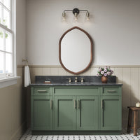 23'' Cameron Matte Black/Modern Gold 3 Light Bath Vanity
