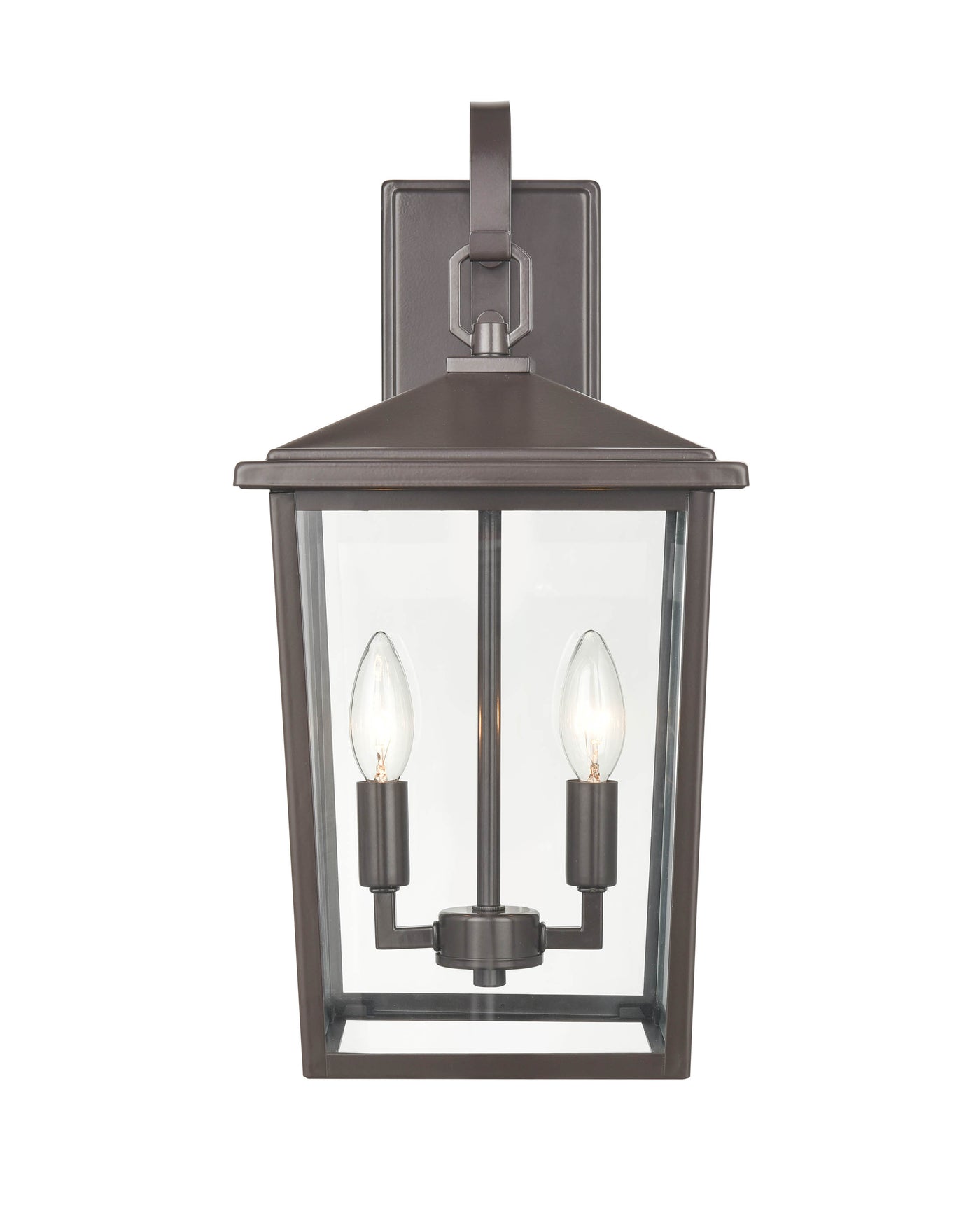 9'' Fetterton Powder Coated Bronze 2 Light Wall Sconce