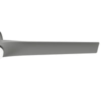 52 inch Gallegos Matte Silver Damp Rated Ceiling Fan with LED Light Kit and Wall Control
