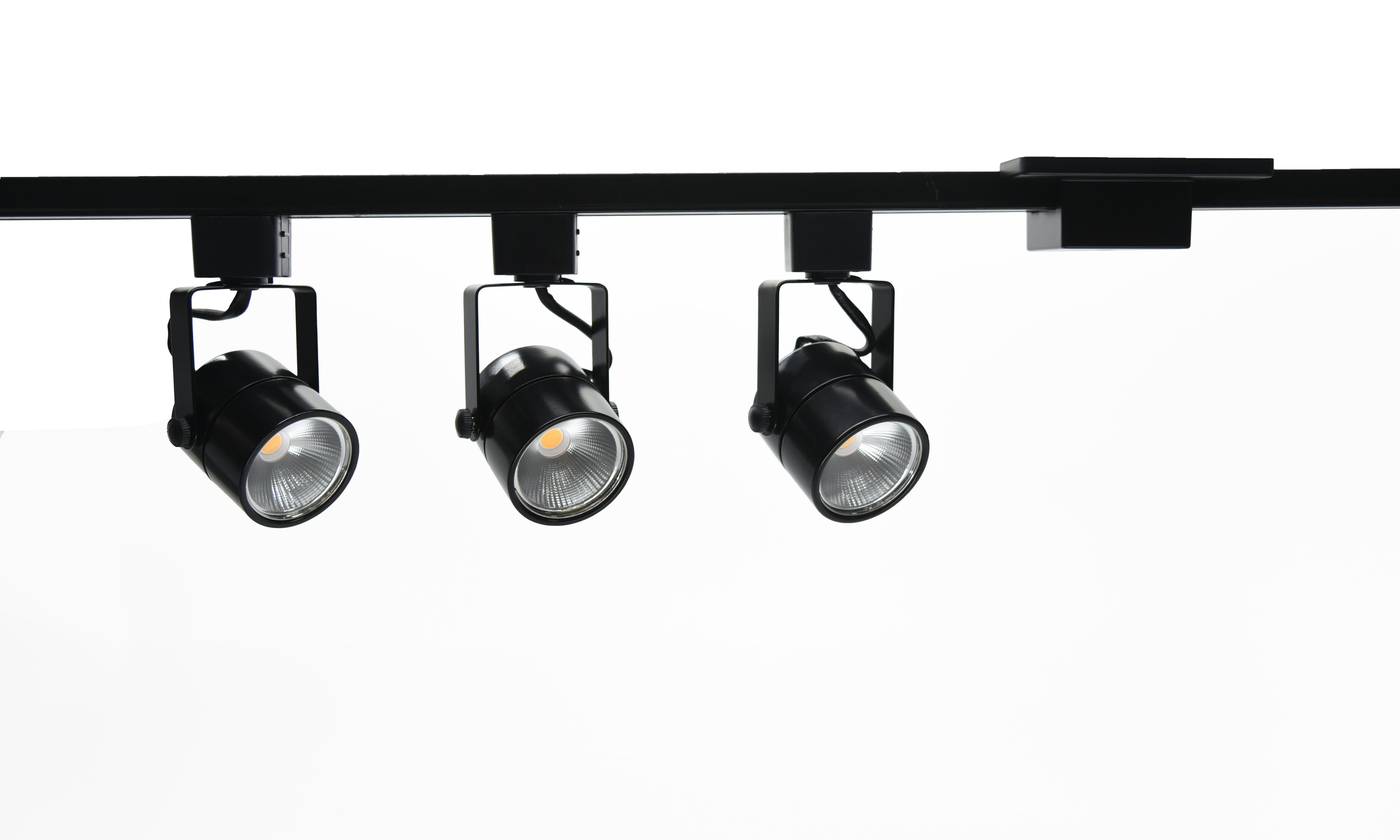 4-foot Black Track Lighting Kit