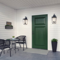 11'' Fetterton Powder Coated Black 3 Light Wall Sconce