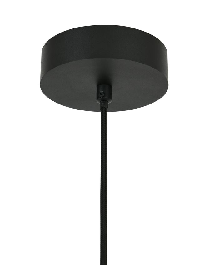 Lucent 1 Light Black Pendant Light 4 Inch Alabaster