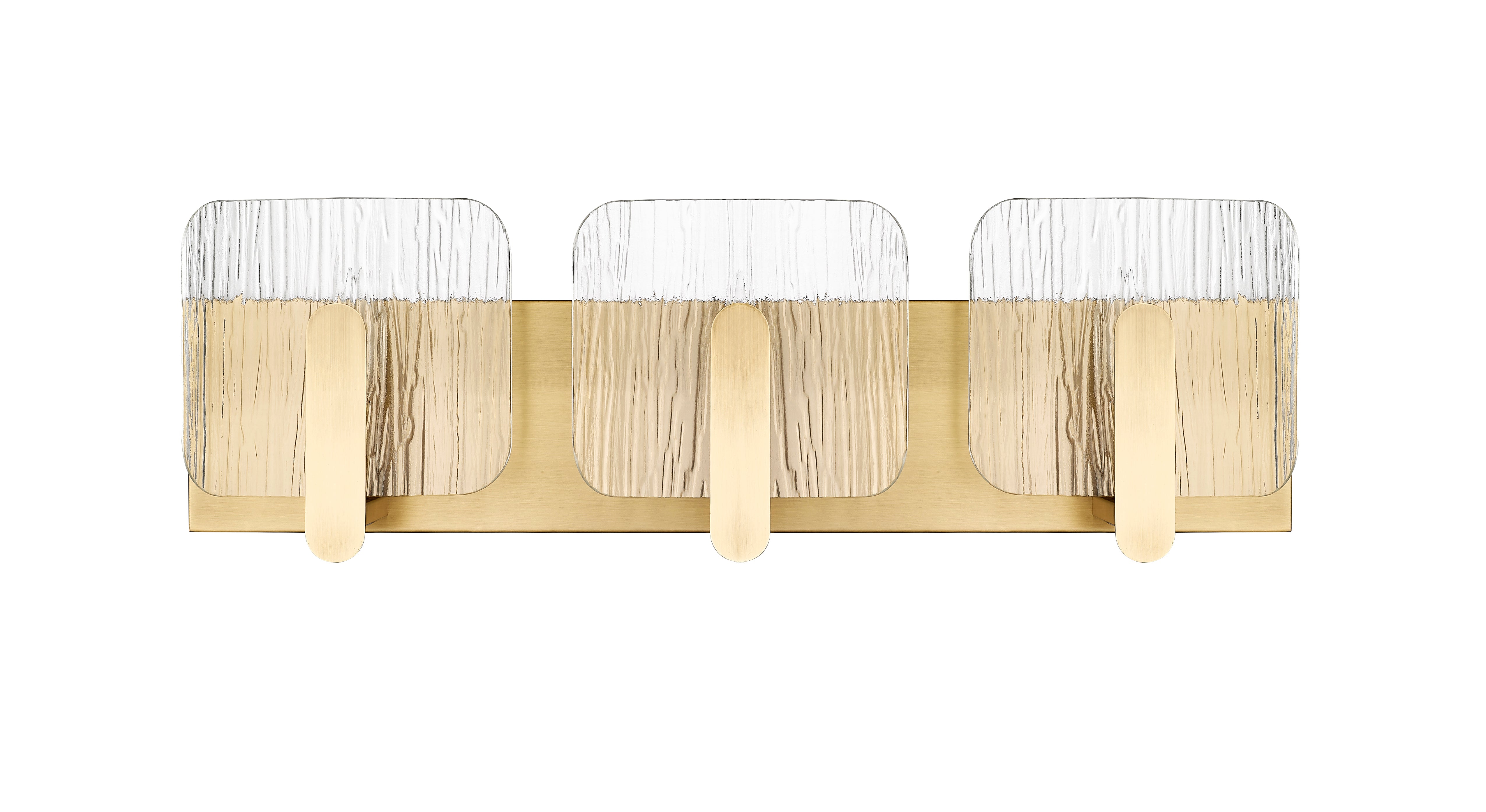 24'' Rimini Vintage Brass 3 Light Bath Vanity