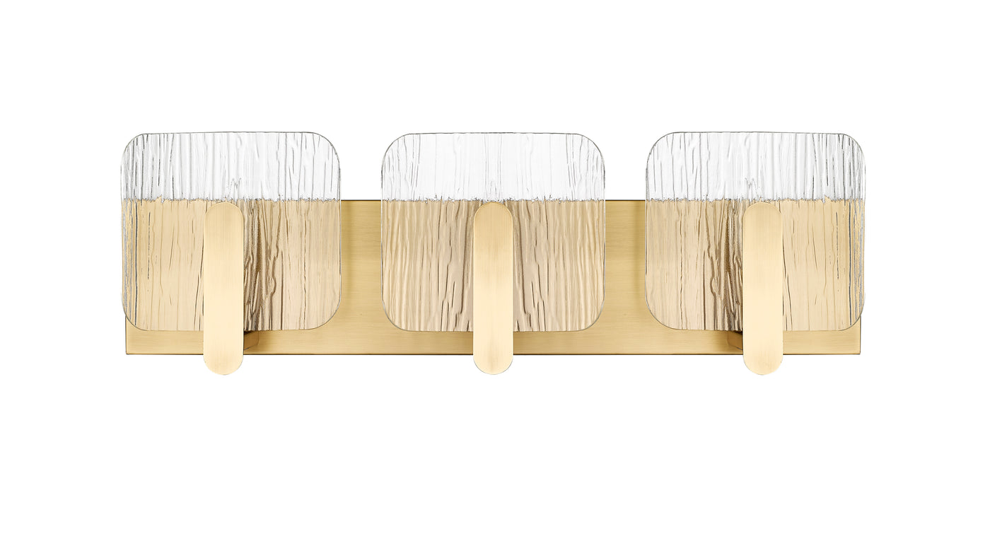 24'' Rimini Vintage Brass 3 Light Bath Vanity