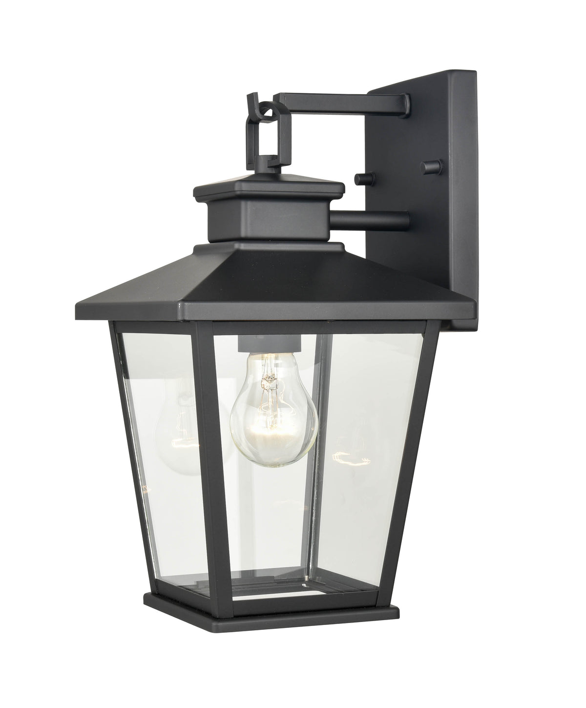 7.5'' Bellmon Powder Coated Black 1 Light Wall Sconce