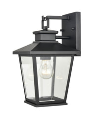 7.5'' Bellmon Powder Coated Black 1 Light Wall Sconce