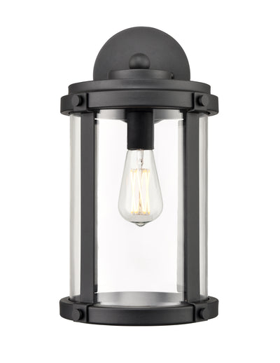 9'' Pennfield Textured Black 1 Light Wall Sconce
