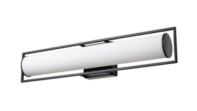 24'' Teylor Matte Black  Vanity Light