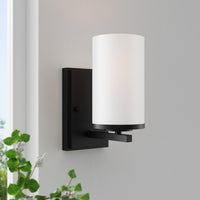 4.5'' Verlana Matte Black 1 Light Wall Sconce