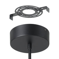 Alfie 20-inch 3-light Textured Black 3CCT LED Chandelier