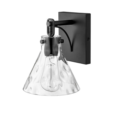 7.13'' Barlon Matte Black 1 Light Wall Sconce