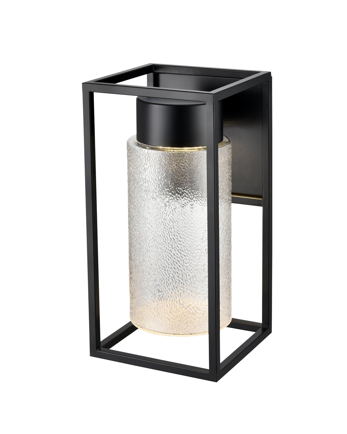 7.68''  Powder Coated Black  Light Wall Sconce