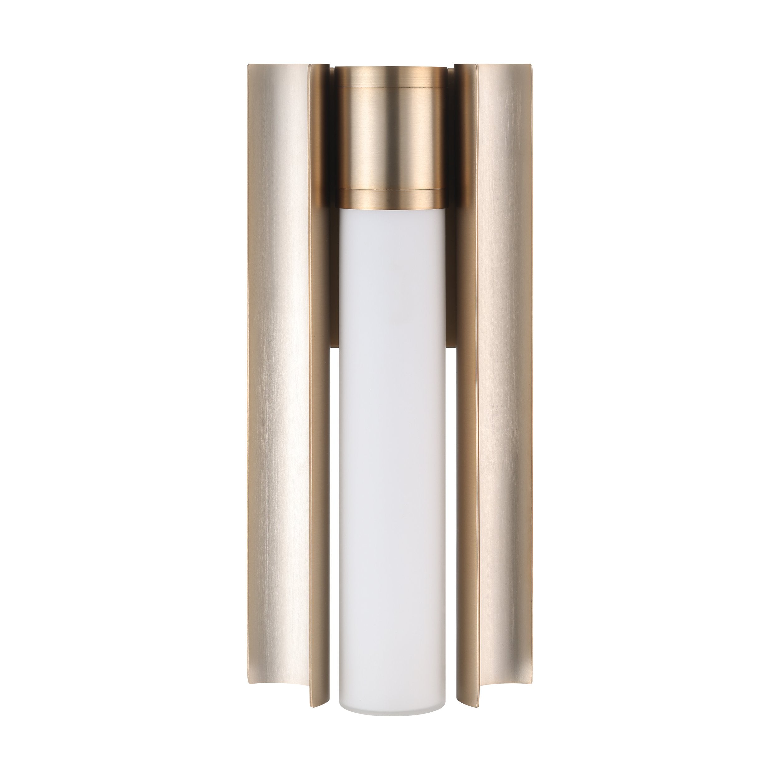 Colton 12-inch 1-light Champagne Gold 5CCT LED Vanity Light with Etched Opal Glass Shade