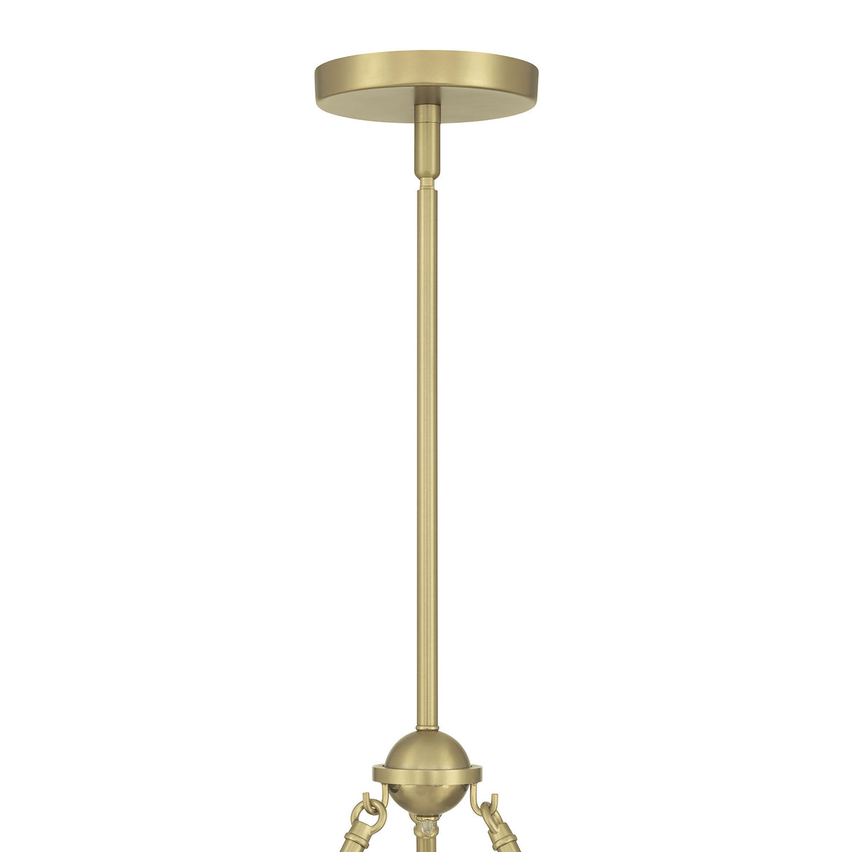 25.5'' Rovessa Vintage Brass 6 Light Chandelier