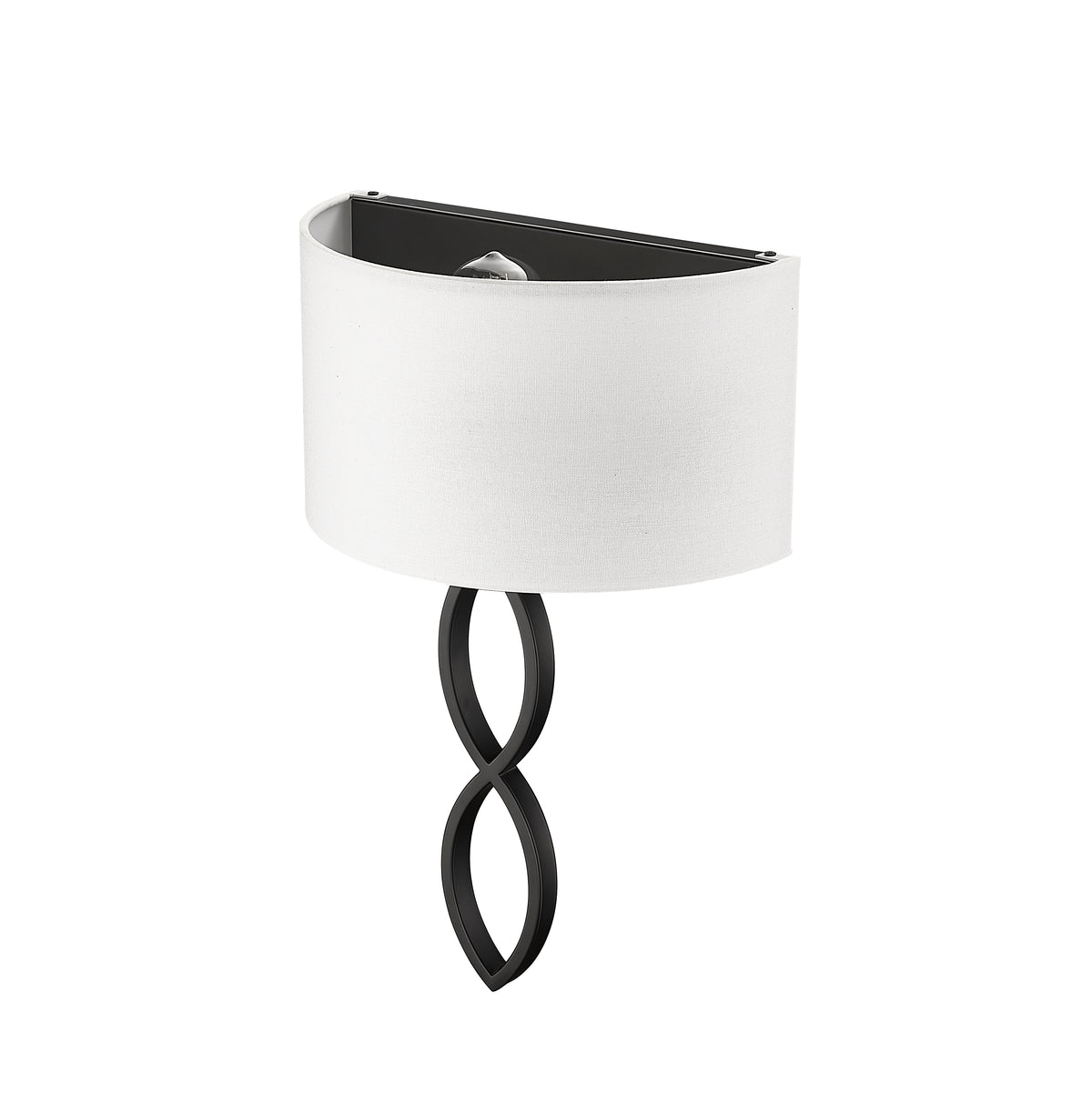 12.8'' Rylee Matte Black 1 Light Wall Sconce