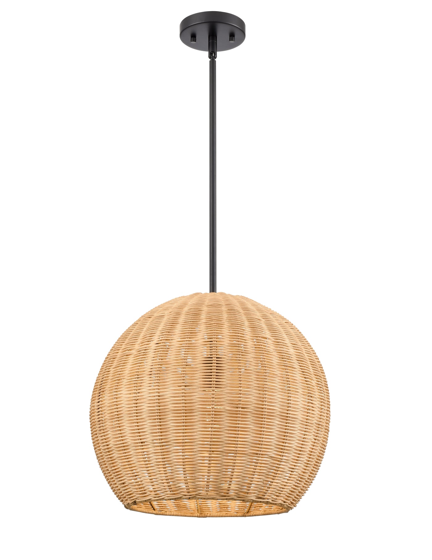 13.75'' Elise Matte Black 1 Light Pendant