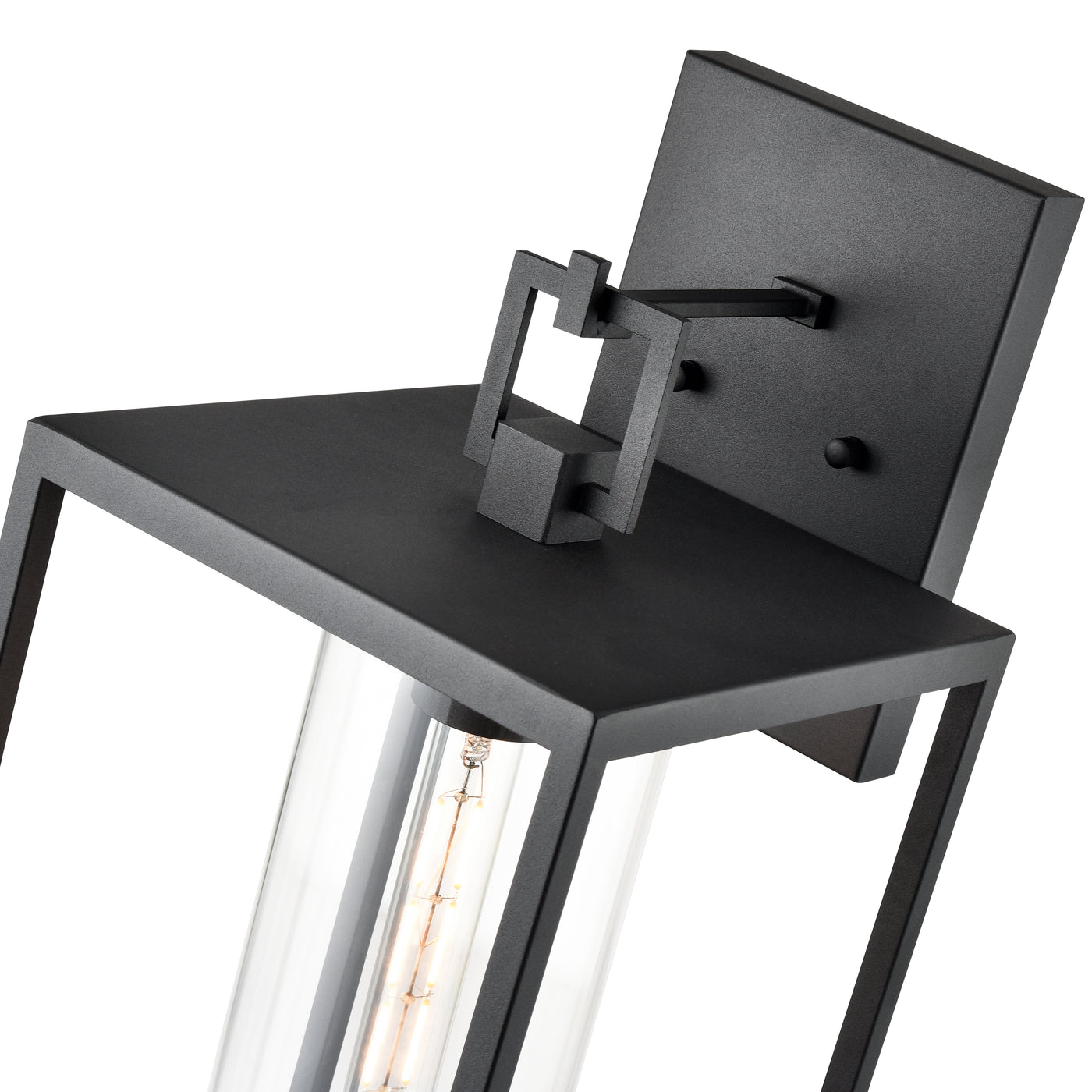 9'' Ellway Textured Black 1 Light Wall Sconce