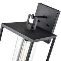 9'' Ellway Textured Black 1 Light Wall Sconce