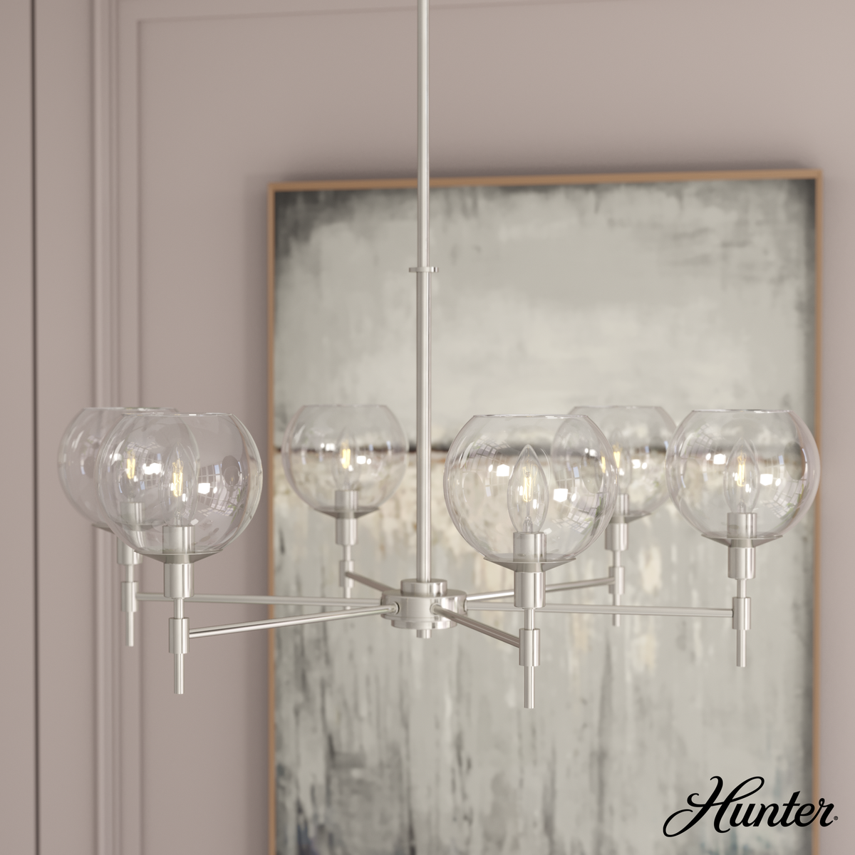 Devon Park 28.5-inch 3-light Onyx Bengal Linear Pendant Cluster with Clear Glass
