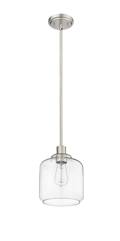 10.2'' Asheville Brushed Nickel 1 Light Mini Pendant