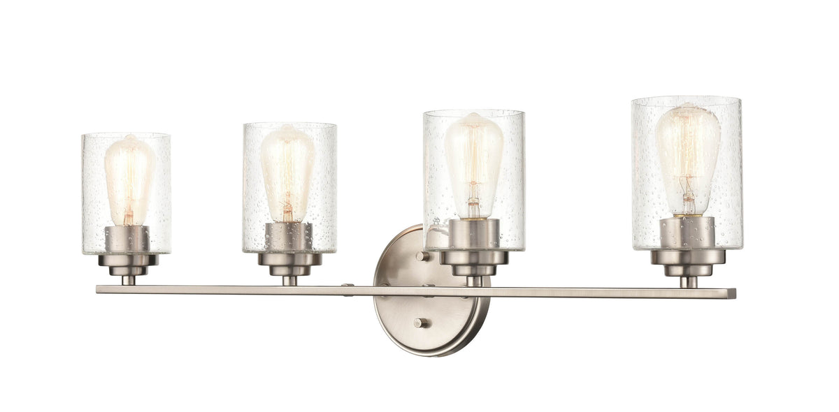 31.13'' Moven Satin Nickel 4 Light Bath Vanity