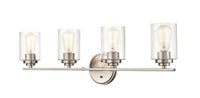 31.13'' Moven Satin Nickel 4 Light Bath Vanity