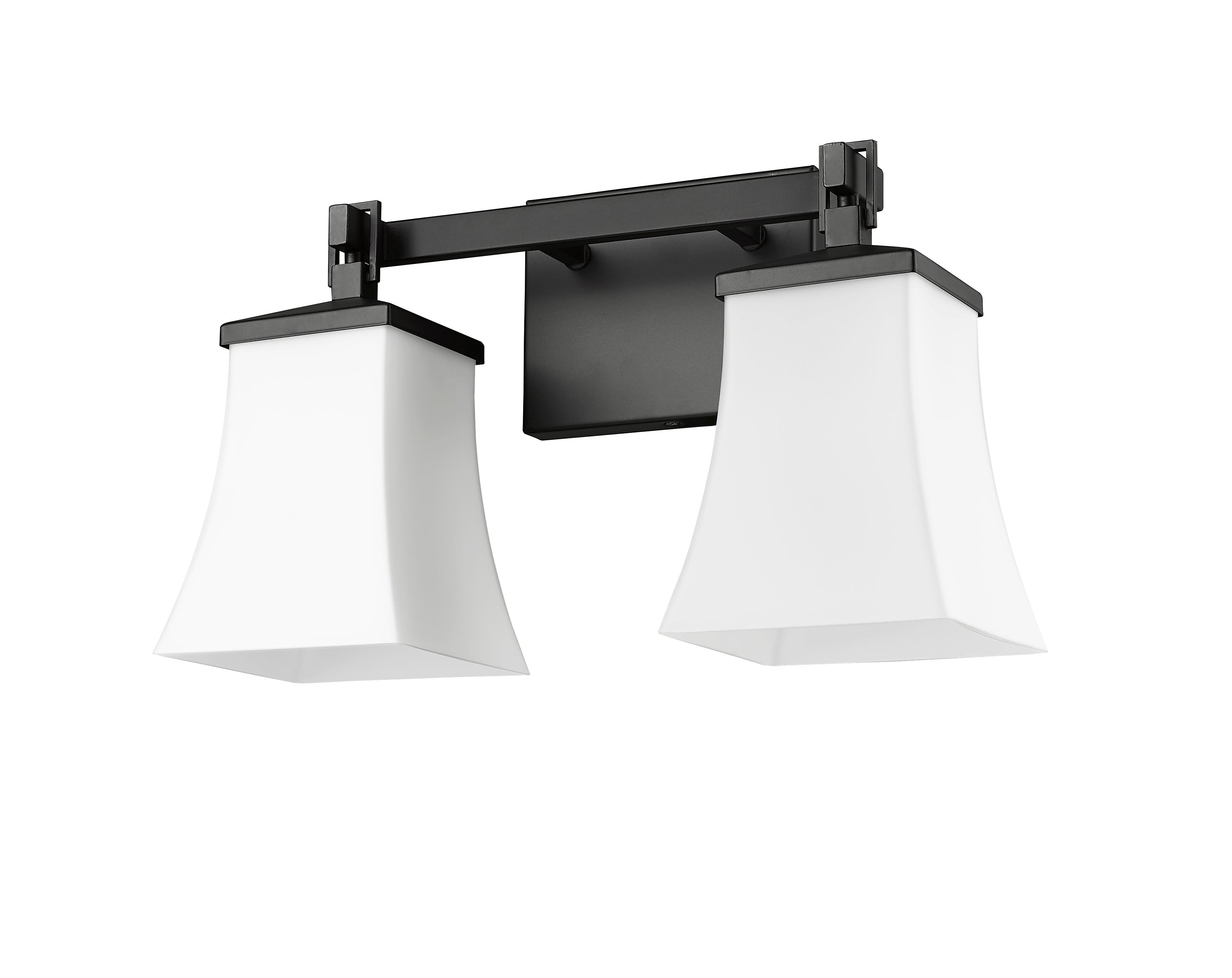 15'' Sonorra Matte Black 2 Light Bath Vanity