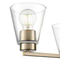 15'' Strayhan Modern Gold 3 Light Chandelier