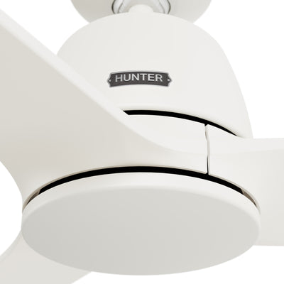 52 inch Malden Matte White Ceiling Fan and Handheld Remote