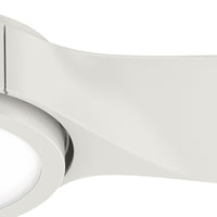 52 inch Zentech Wi-Fi ENERGY STAR® Fresh White Damp Rated LED Ceiling Fan with Remote