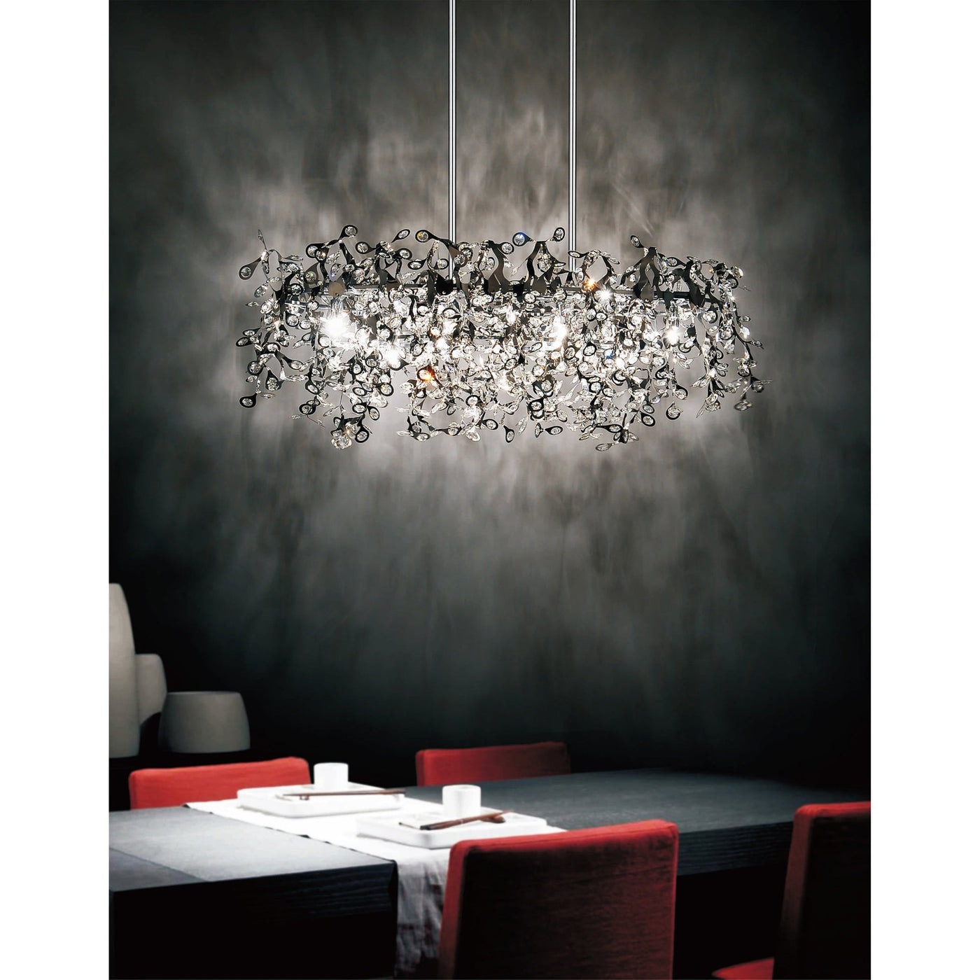 Flurry 7 Light Chrome Chandelier