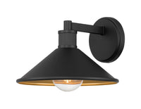 7-inch Vectra Powder Coated Black 1-Light Outdoor Wall Sconce