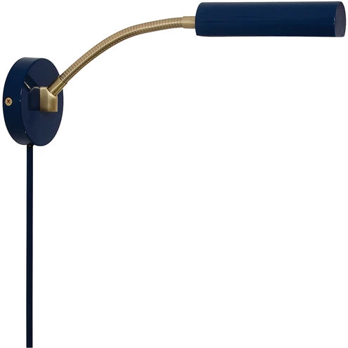 5-inch Fusion Black Satin Nickel Wall Swing Lamp