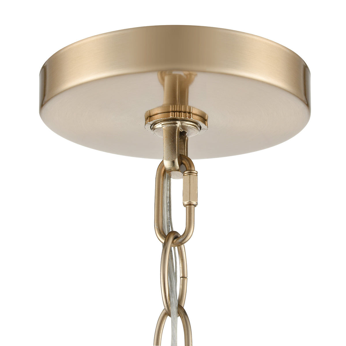 31'' Senoia Modern Gold 5 Light Chandelier