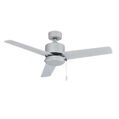 44 Inch Aldea XI AC Brushed Pewter Outdoor Ceiling Fan 3-Blade