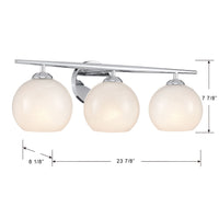24'' Kimorra Chrome 3 Light Bath Vanity