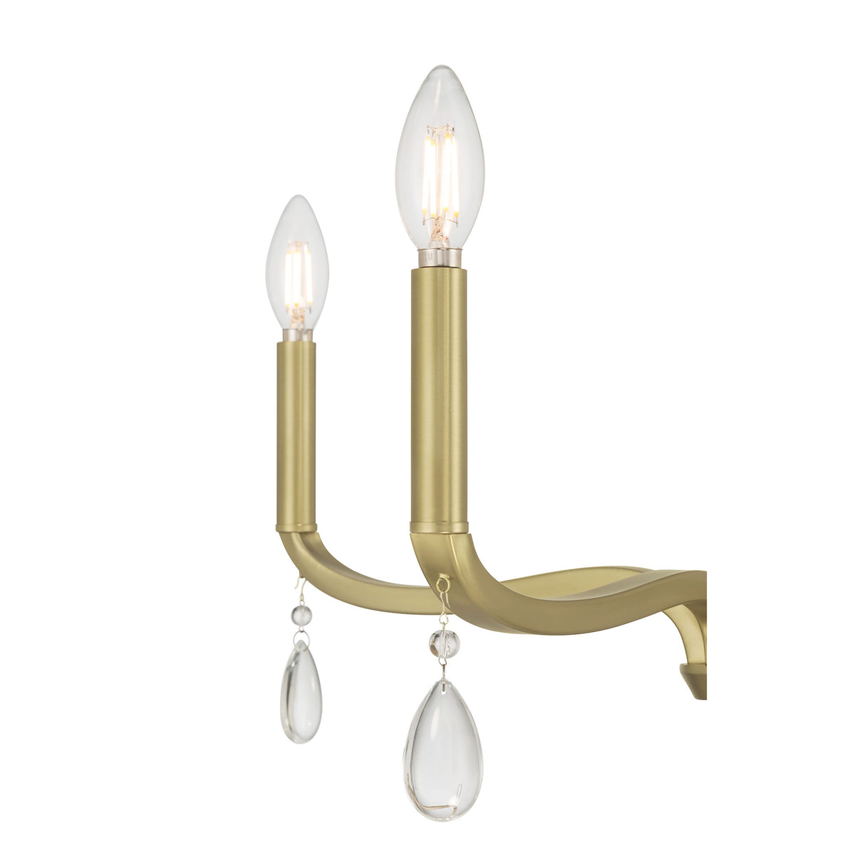 17.5'' Viremont Vintage Brass 4 Light Chandelier