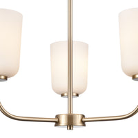 11'' Laphia Modern Gold 3 Light Chandelier
