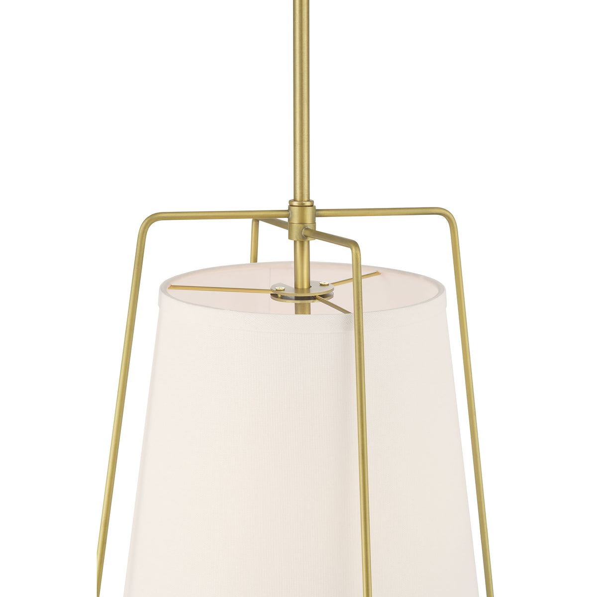15.5'' Vellinor Vintage Brass 1 Light Pendant