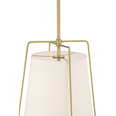 15.5'' Vellinor Vintage Brass 1 Light Pendant