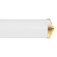 Holly Grove 24-inch 2-light Alturas Gold Vanity Light with Cased White Glass