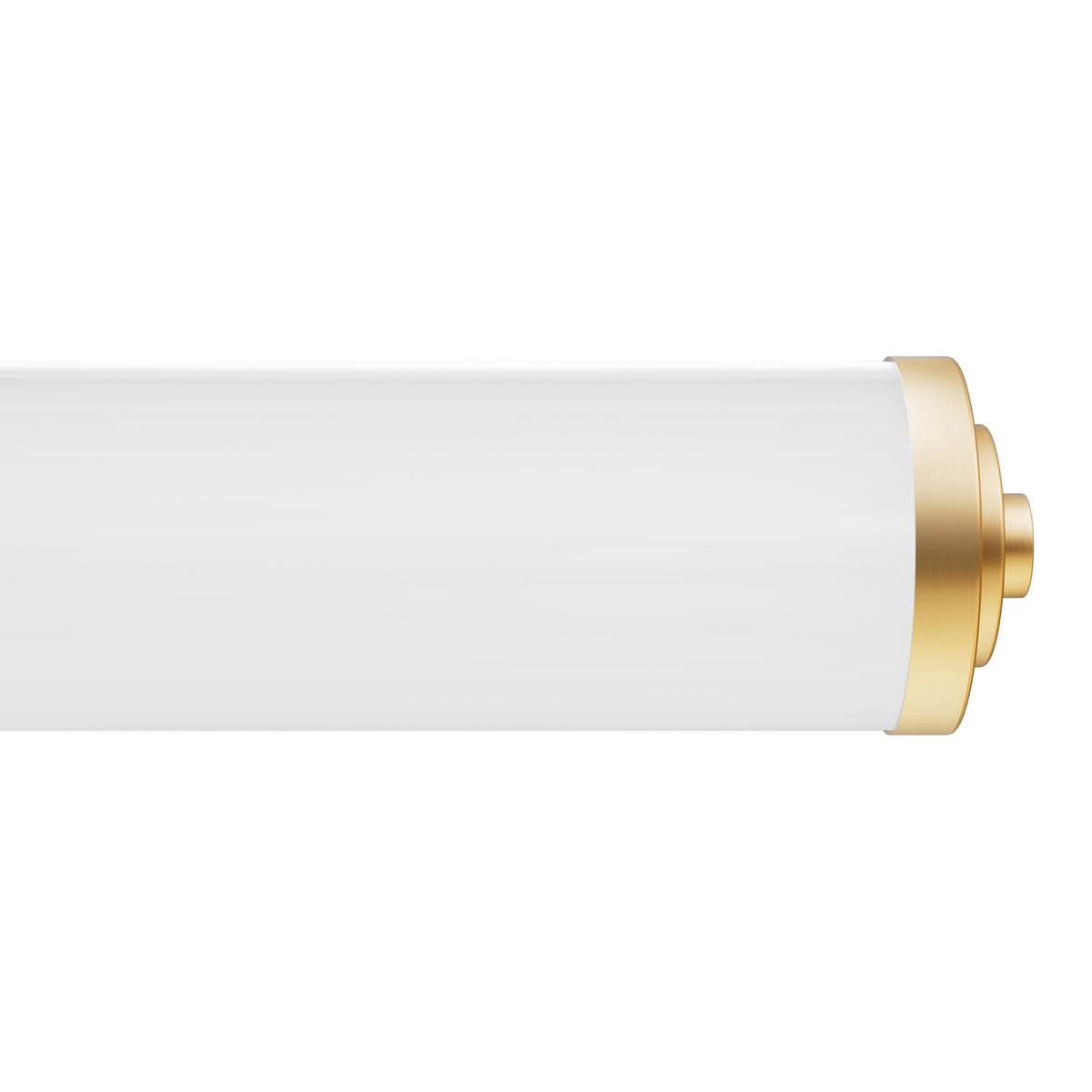 Holly Grove 24-inch 2-light Alturas Gold Vanity Light with Cased White Glass