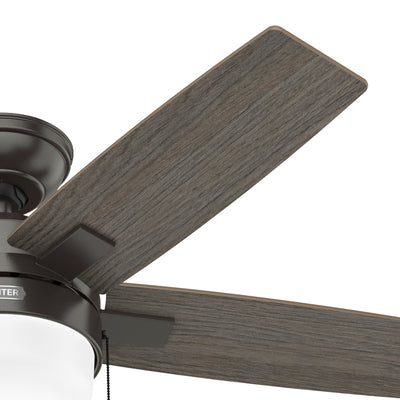 44 inch Anisten Noble Bronze Ceiling Fan with LED Light Kit and Pull Chain