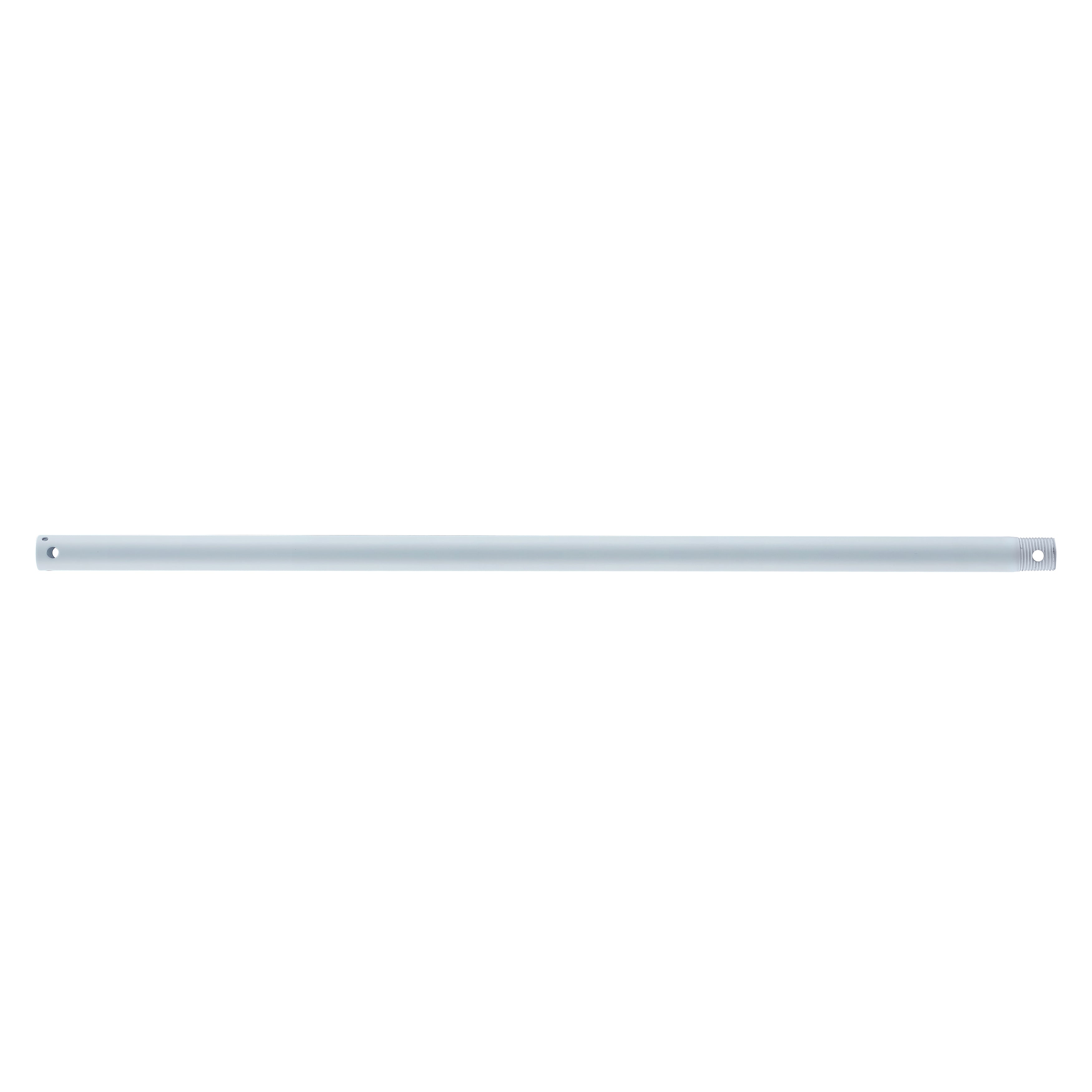 24-inch Matte White Fan Downrod