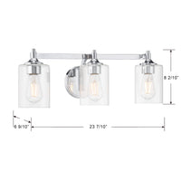 23.75'' Ryehouse Chrome 3 Light Bath Vanity