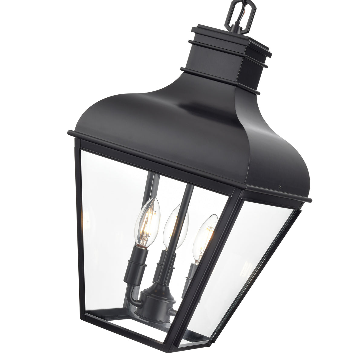 19.75'' Edenton Matte Black 3 Light Hanging Pendant
