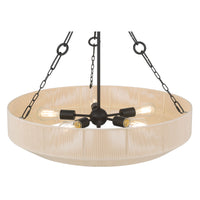 26.5'' Tresselle Matte Black 5 Light Pendant