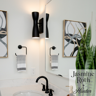 Zola 13.5-inch 2-light Matte Black Wall Sconce with Matte Black Metal Shade
