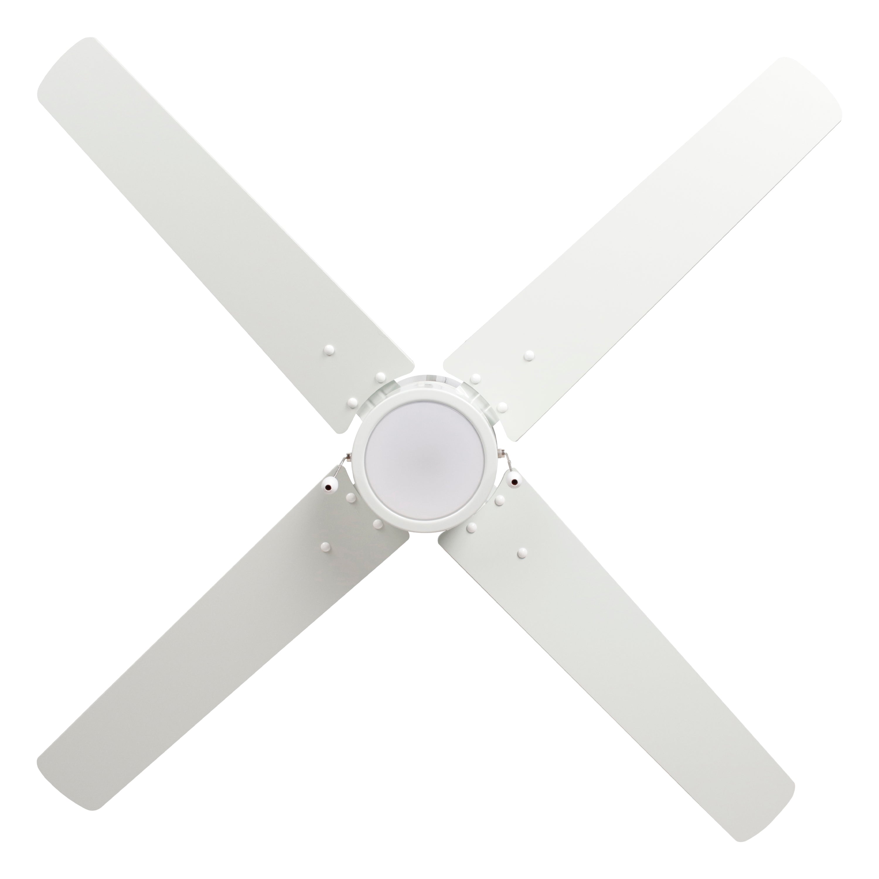 52 Inch Aldea IV AC White Indoor Ceiling Fan 4-Blade Reversible