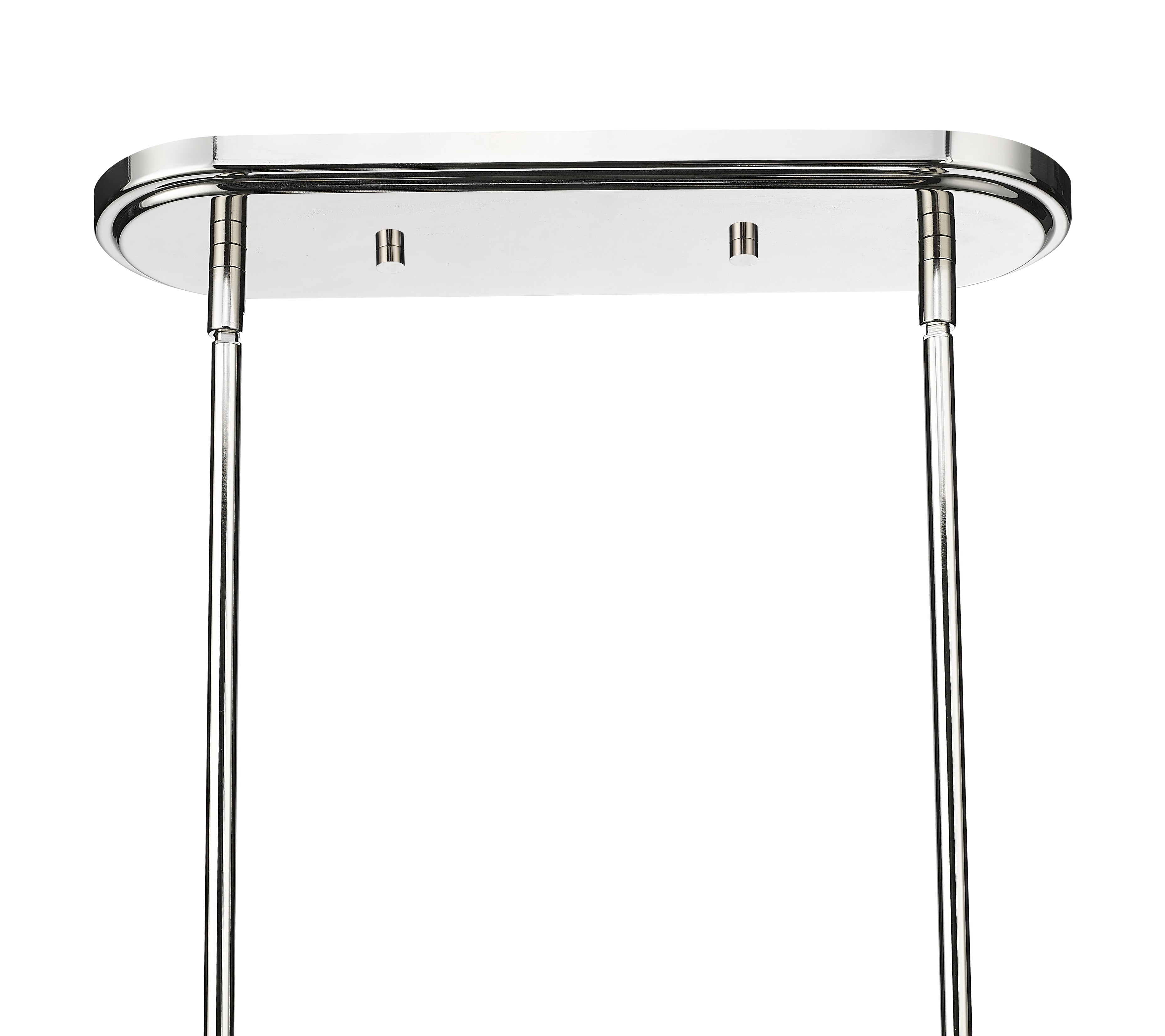 18'' Adorra Polished Nickel 6 Light Linear Chandelier